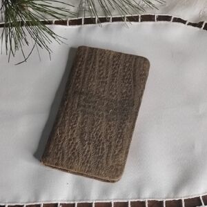Vintage Brown Leather Hand Written Diary From 1925 Catskills NY